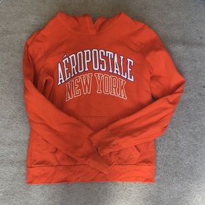 Aeropostale Orange Pullover Hoodie